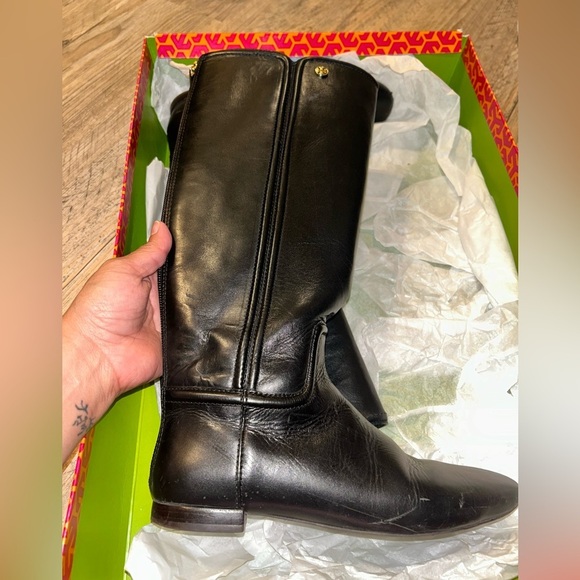 Tory Burch Irene tall leather boot size:8 - Picture 2 of 9